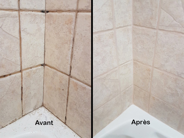 Réparation de joint de salle de bain